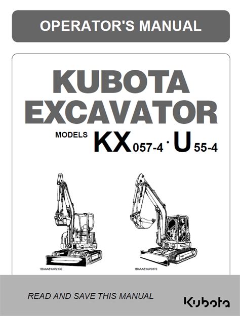 kubota u55 4 manual